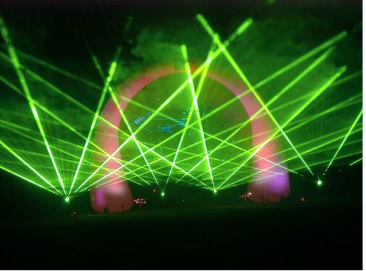 威海激光表演節目