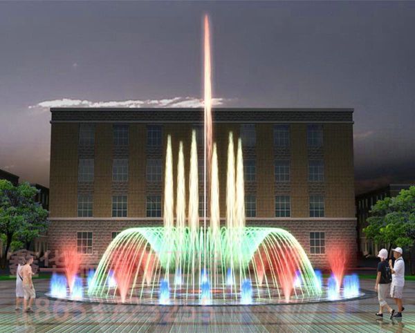 北京資源衛星應用中心廣場旱地音樂噴泉工程