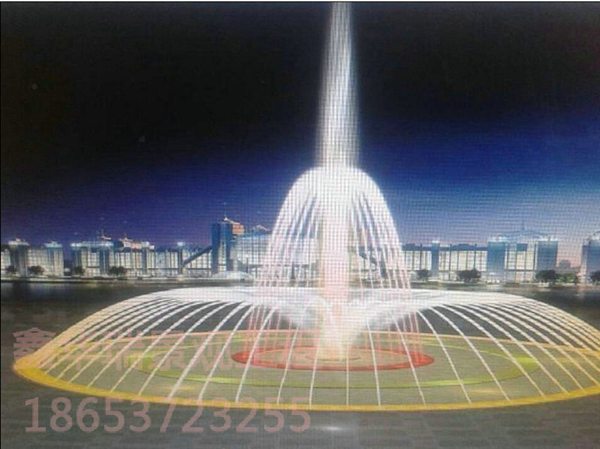 萊蕪小區廣場噴泉
