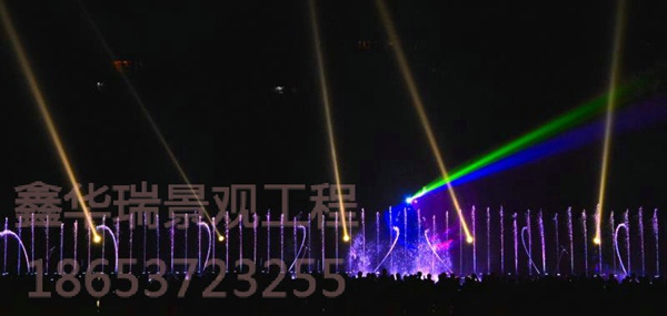 陜西神木中心廣場大型音樂噴泉工程